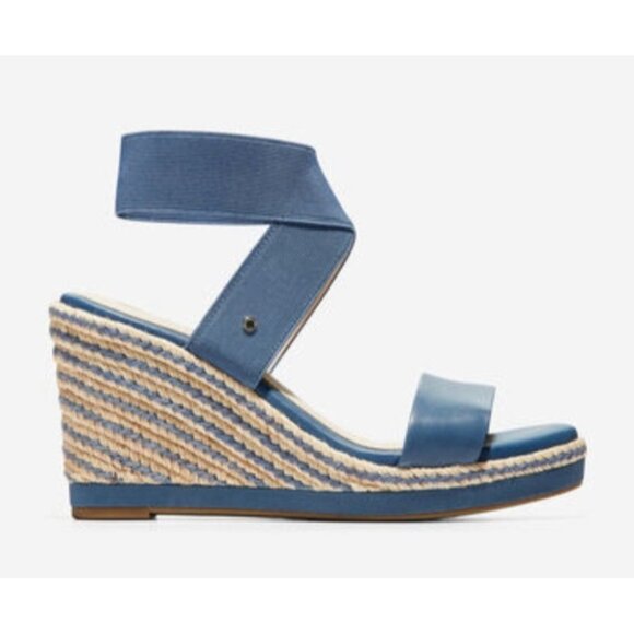 Cole Haan Cloud Feel Espadrille Wedge Sandals Size 9 NEW - Picture 5 of 14